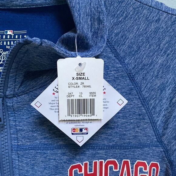 Chicago Cubs Women’s Full Zip Jacket XS NWT - Picture 3 of 9